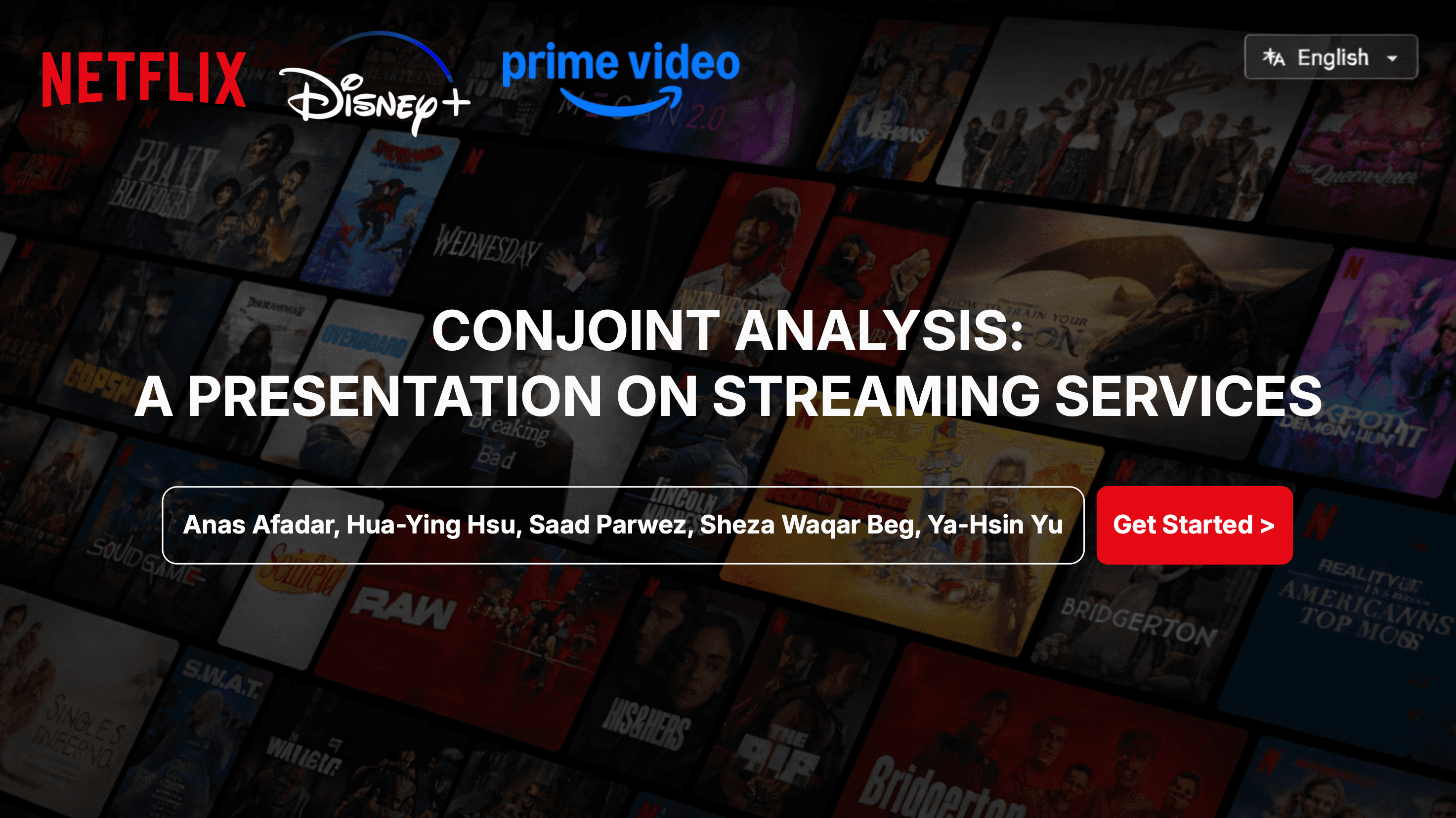 Conjoint Analysis: Straming Services 